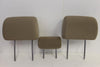 2007-2013 Toyota Tundra Front Set Seats Headrest Tan Cloth
