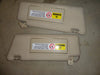 98-97 mercedez benz e430 e320 SUN VISORS GREY SET W/ LIGHTS sunvisors tan set