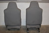 1999-2010 Ford F250 F350 Front Jump Seats Grey Cloth 05  - BIGGSMOTORING.COM