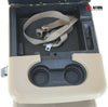 1999-2010 Ford F250 F350 Front Center Console Jump Seat W/ Cup Holder Tan - BIGGSMOTORING.COM