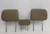 2007-2013 Toyota Tundra Front Set Seats Headrest Tan Cloth